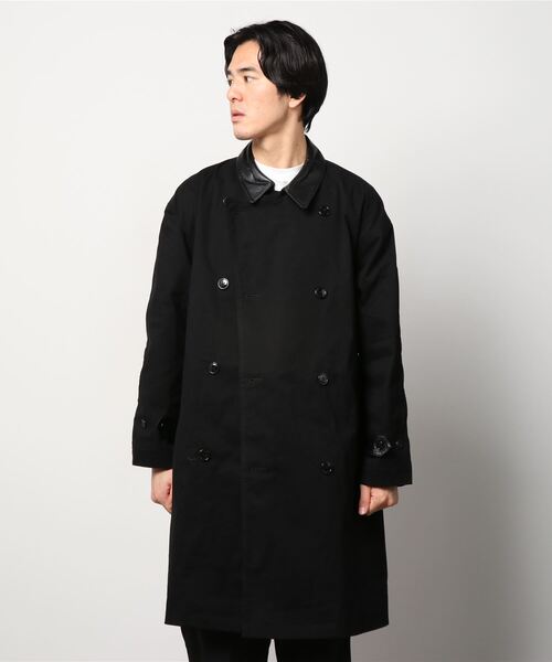 Retro Grade（レトログレード）の「RETRO GRADE/レトログレード　T/C SHEEP TRENCH COAT T/Cシープトレンチコート（トレンチコート・メンズ・ブラック/ベージュ・LARGE）」の11枚目の写真