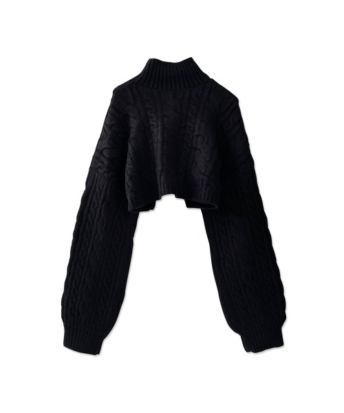 ANDGEEBEE（アンジービー）の「ショートニット（ニット/セーター・レディース・ホワイト/ブラック・MEDIUM）」の20枚目の写真