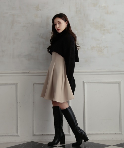 ANDGEEBEE（アンジービー）の「ショートニット（ニット/セーター・レディース・ホワイト/ブラック・MEDIUM）」の13枚目の写真