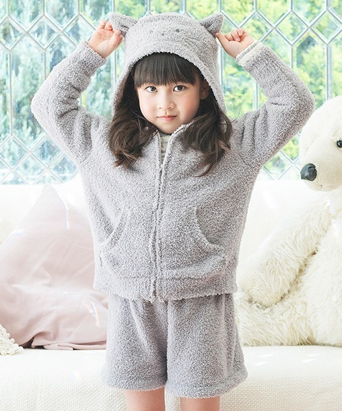 sense of wonder（センスオブワンダー）の「fuwamokoショートパンツ（スウェットパンツ・キッズ・ライトグレー/ベージュ・80-90cm/100-110cm/120-130cm）」の11枚目の写真