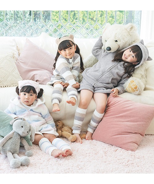 sense of wonder（センスオブワンダー）の「fuwamokoショートパンツ（スウェットパンツ・キッズ・ライトグレー/ベージュ・80-90cm/100-110cm/120-130cm）」の13枚目の写真