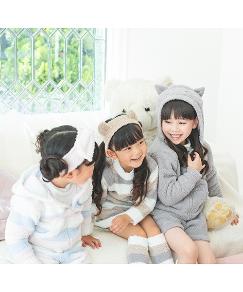 sense of wonder（センスオブワンダー）の「fuwamokoショートパンツ（スウェットパンツ・キッズ・ライトグレー/ベージュ・80-90cm/100-110cm/120-130cm）」の15枚目の写真