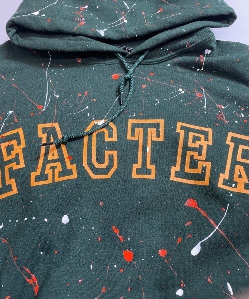 JACKROSE（ジャックローズ）の「JE-ハンドペイントロゴプルパーカー（パーカー・メンズ・ブラック/グレー/グリーン・M/L）」の13枚目の写真