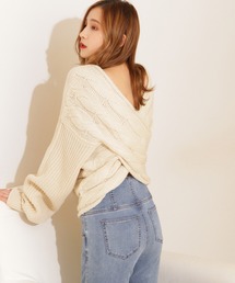 FREE'S MART | ◆前後2Wayクロスケーブルニット(ニット/セーター)