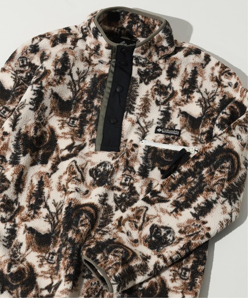 Columbia(コロンビア)の「【Columbia/コロンビア】HELVETIA ハーフスナップ フリース(ブルゾン・メンズ・ブラック/ベージュ/カーキ/ライトグリーン/ナチュラル/コバルトブルー・MEDIUM/LARGE)」の3枚目の写真