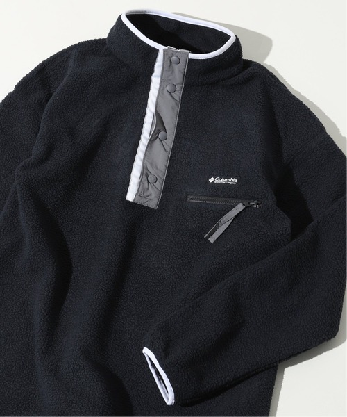 Columbia(コロンビア)の「【Columbia/コロンビア】HELVETIA ハーフスナップ フリース(ブルゾン・メンズ・ブラック/ベージュ/カーキ/ライトグリーン/ナチュラル/コバルトブルー・MEDIUM/LARGE)」の1枚目の写真