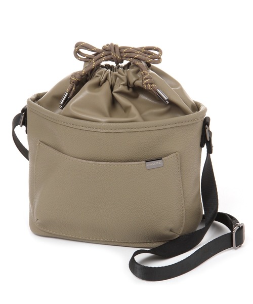 studio CLIP（スタディオクリップ）の「PUカラーコードショルダーバッグ（ショルダーバッグ・レディース・カーキ/ブラウン/ホワイト・FREE）」の3枚目の写真