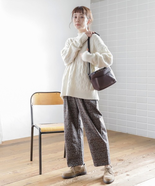 studio CLIP（スタディオクリップ）の「PUカラーコードショルダーバッグ（ショルダーバッグ・レディース・カーキ/ブラウン/ホワイト・FREE）」の14枚目の写真