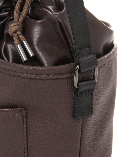 studio CLIP（スタディオクリップ）の「PUカラーコードショルダーバッグ（ショルダーバッグ・レディース・カーキ/ブラウン/ホワイト・FREE）」の15枚目の写真