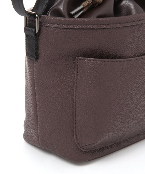 studio CLIP（スタディオクリップ）の「PUカラーコードショルダーバッグ（ショルダーバッグ・レディース・カーキ/ブラウン/ホワイト・FREE）」の11枚目の写真