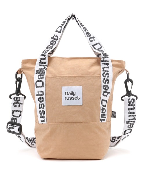 専用です❣️購入しないでください❣️Dairy russetデイリー Daily russet（デイリー ラシット）の「ロゴテープ 2wayトート
