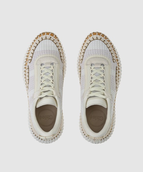 Chloe（クロエ）の「NAMA / スニーカー SUSTAINABLE Low TOP SNEAKER（スニーカー・レディース・ホワイト・38/36/37/35）」の5枚目の写真