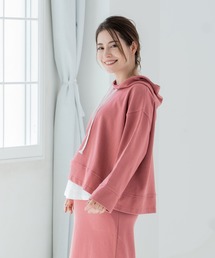 CHOCOA（チョコア）の「マタニティ授乳ラウンドスウェットパーカー（マタニティウェア/グッズ・レディース）」