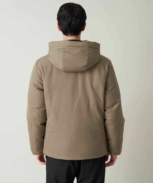 a.v.v(アーヴェヴェ)の「【軽撥水/ストレッチ/裾コードシルエット変化】シームレスストレッチダウンブルゾン(ダウンジャケット/コート・メンズ・ブラック/モカ・46/48/50)」の21枚目の写真