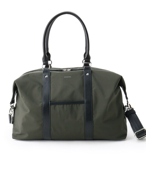 BASECONTROL（ベースコントロール）の「◆レザータッチｘ撥水生地 軽量 2WAYボストンバッグ（ボストンバッグ・メンズ・カーキ/ネイビー/ブラック・99）」の3枚目の写真
