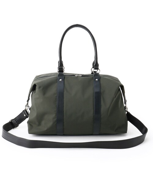 BASECONTROL（ベースコントロール）の「◆レザータッチｘ撥水生地 軽量 2WAYボストンバッグ（ボストンバッグ・メンズ・カーキ/ネイビー/ブラック・99）」の6枚目の写真