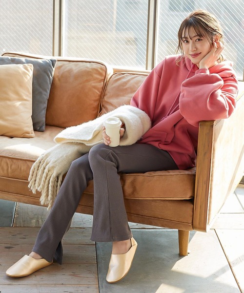 KOBE LETTUCE（コウベレタス）の「≪2点セット≫ポケッタブルスリッパ＆トートバッグ（その他シューズ・レディース・ブラック/ピンク/ゴールド/グレイッシュベージュ/ベージュ系・M/L/S）」の7枚目の写真