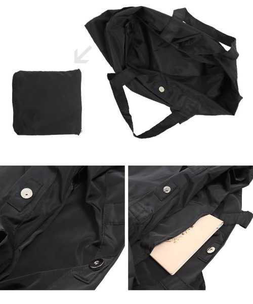 KOBE LETTUCE（コウベレタス）の「≪2点セット≫ポケッタブルスリッパ＆トートバッグ（その他シューズ・レディース・ブラック/ピンク/ゴールド/グレイッシュベージュ/ベージュ系・M/L/S）」の13枚目の写真