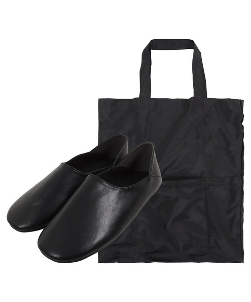 KOBE LETTUCE（コウベレタス）の「≪2点セット≫ポケッタブルスリッパ＆トートバッグ（その他シューズ・レディース・ブラック/ピンク/ゴールド/グレイッシュベージュ/ベージュ系・M/L/S）」の11枚目の写真