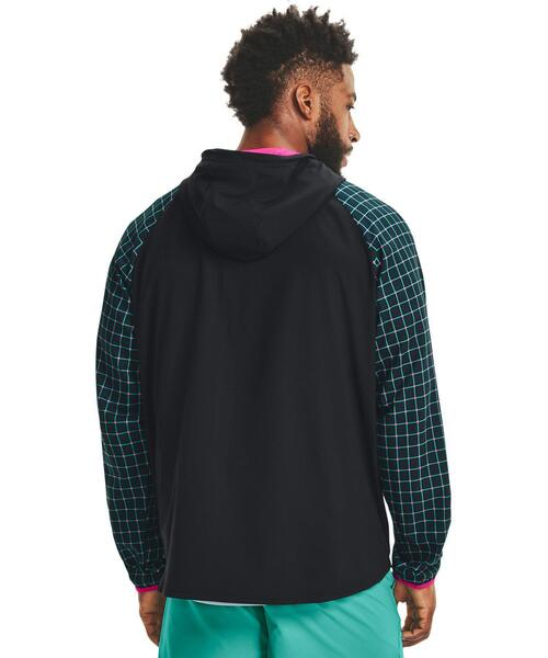 UNDER ARMOUR(アンダーアーマー)の「UAウーブン フード ジャケット ジオメトリー(トレーニング/メンズ)(その他アウター・メンズ・ブラック・XL/S/M/3XL/L/XXL)」の13枚目の写真