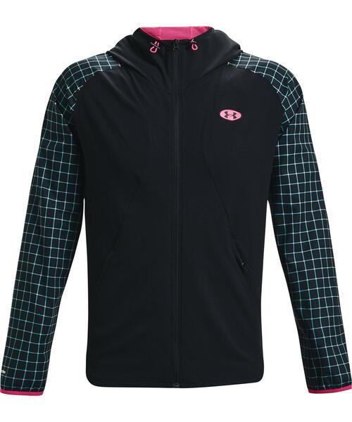 UNDER ARMOUR(アンダーアーマー)の「UAウーブン フード ジャケット ジオメトリー(トレーニング/メンズ)(その他アウター・メンズ・ブラック・XL/S/M/3XL/L/XXL)」の12枚目の写真