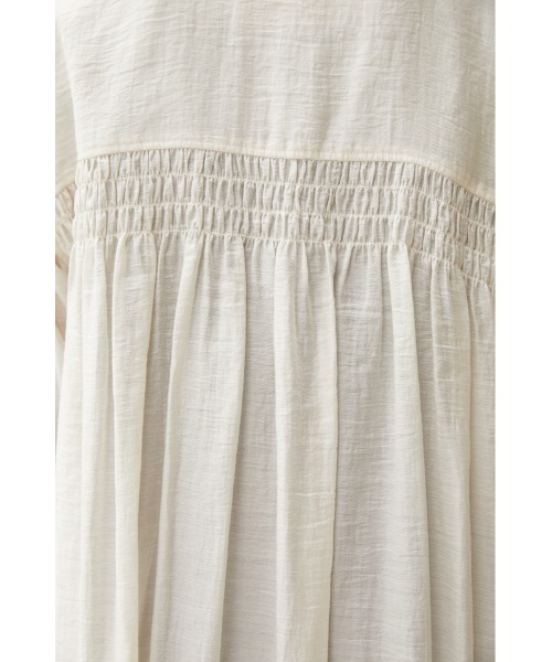 crie conforto(クリーコンフォルト)の「シアーワッシャーオーガンジーワンピース(ワンピース・レディース・ライトベージュ/グリーン系その他/オレンジ/チャコールグレー・SMALL/MEDIUM)」の15枚目の写真