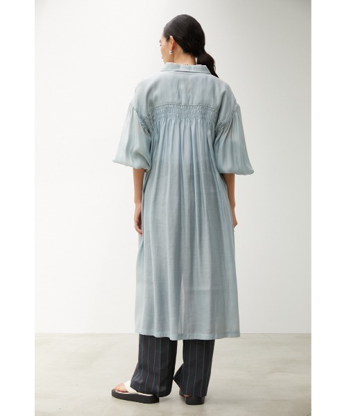 crie conforto(クリーコンフォルト)の「シアーワッシャーオーガンジーワンピース(ワンピース・レディース・ライトベージュ/グリーン系その他/オレンジ/チャコールグレー・SMALL/MEDIUM)」の22枚目の写真