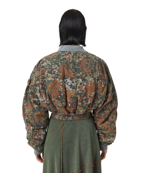 DIESEL（ディーゼル）の「レディース ジャケット ショート丈 迷彩 カモフラ ブルゾン（ブルゾン・レディース・グリーン系その他・LARGE/MEDIUM/SMALL/X-SMALL）」の12枚目の写真