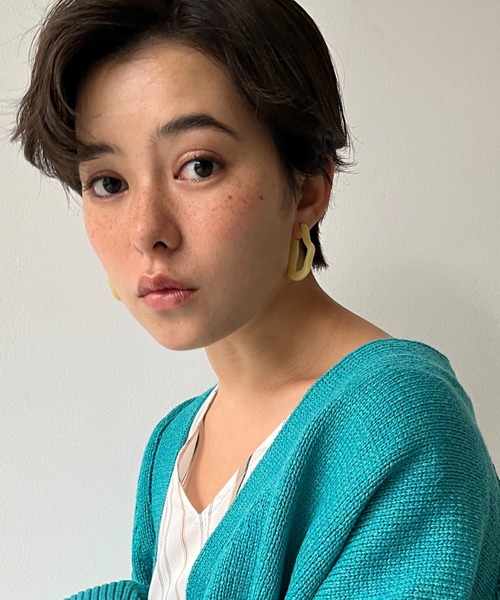LA BELLE ETUDE(ラベルエチュード)の「なみなみピアス(ピアス(両耳用)・レディース・ホワイト/ピンク/ライトグリーン・FREE)」の10枚目の写真