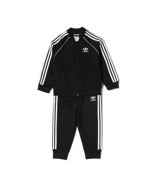 こども ビームス（コドモビームス）の「adidas / アディカラー SST トラックスーツ 22（90㎝）（ジャージ・キッズ・ブラック・90/80）」の2枚目の写真