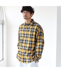 Manhattan Portage / オンブレチェック ロングスリーブシャツ