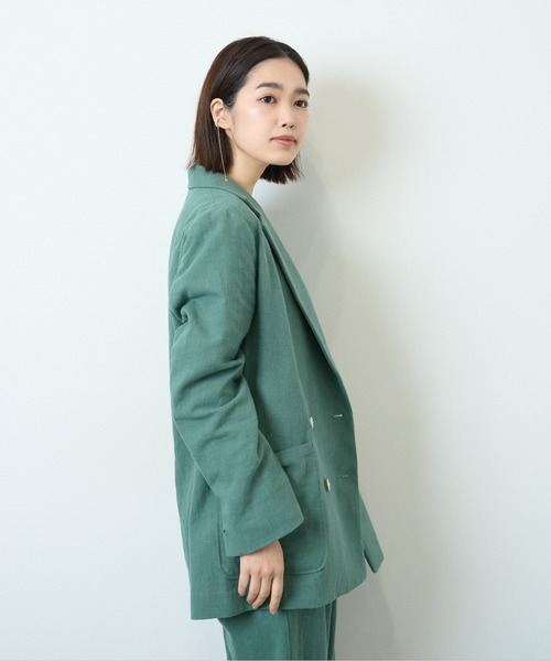 専用　モスキーノ　グリーンテーラードジャケット 多色ボタン 専用 モスキーノ グリーンテーラードジャケット 多色ボタン