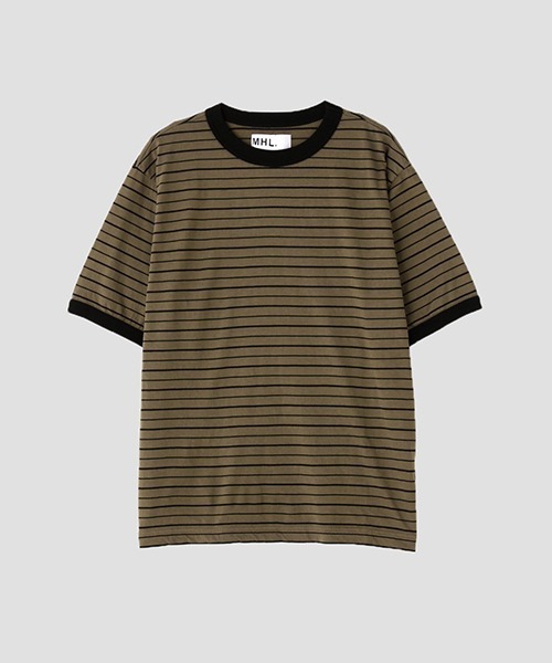MHL.（エムエイチエル）の「COTTON LINEN STRIPE JERSEY（T