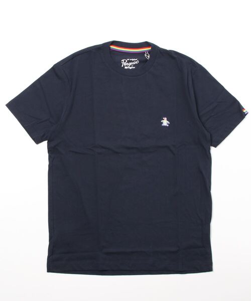 penguin BY MUNSINGWEAR（ペンギン バイ マンシングウェア）の「ペンギン バイ マンシングウェア  プライドTシャツ メンズ ユニセックス ウェア スポーツウェア ゴルフ（Tシャツ/カットソー・メンズ・ホワイト/ネイビー・XL/L/M/S）」の2枚目の写真