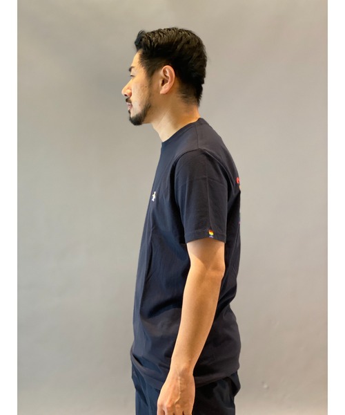 penguin BY MUNSINGWEAR（ペンギン バイ マンシングウェア）の「ペンギン バイ マンシングウェア  プライドTシャツ メンズ ユニセックス ウェア スポーツウェア ゴルフ（Tシャツ/カットソー・メンズ・ホワイト/ネイビー・XL/L/M/S）」の11枚目の写真