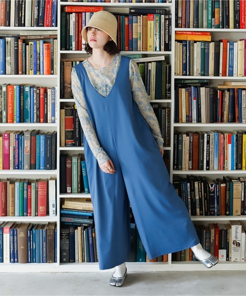 Birthday room（バースデイルーム）の「ルーズオールインワン（サロペット/オーバーオール・レディース・ブラック/カーキ/ブルー・FREE）」の3枚目の写真