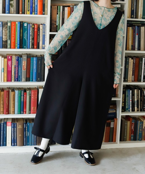 Birthday room（バースデイルーム）の「ルーズオールインワン（サロペット/オーバーオール・レディース・ブラック/カーキ/ブルー・FREE）」の12枚目の写真