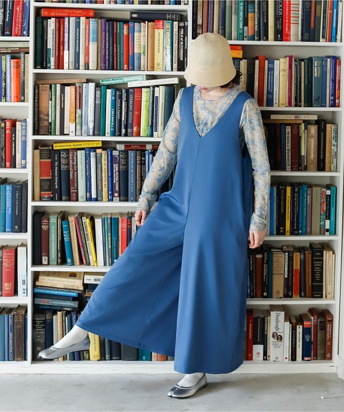 Birthday room（バースデイルーム）の「ルーズオールインワン（サロペット/オーバーオール・レディース・ブラック/カーキ/ブルー・FREE）」の5枚目の写真