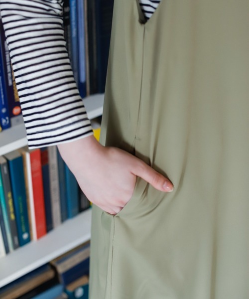 Birthday room（バースデイルーム）の「ルーズオールインワン（サロペット/オーバーオール・レディース・ブラック/カーキ/ブルー・FREE）」の17枚目の写真