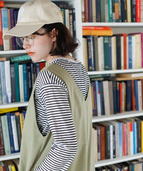 Birthday room（バースデイルーム）の「ルーズオールインワン（サロペット/オーバーオール・レディース・ブラック/カーキ/ブルー・FREE）」の19枚目の写真