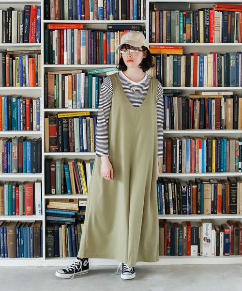 Birthday room（バースデイルーム）の「ルーズオールインワン（サロペット/オーバーオール・レディース・ブラック/カーキ/ブルー・FREE）」の21枚目の写真