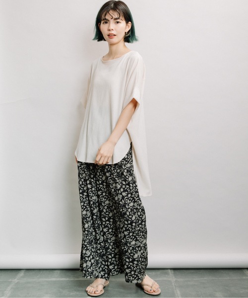 refinedworks(リファインドワークス)の「ちりめんバックタックPO(シャツ/ブラウス・レディース・キナリ/モカ/カーキ・FREE)」の4枚目の写真