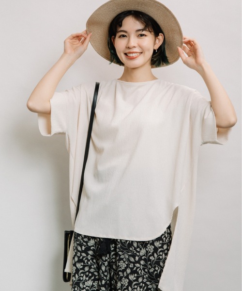 refinedworks(リファインドワークス)の「ちりめんバックタックPO(シャツ/ブラウス・レディース・キナリ/モカ/カーキ・FREE)」の22枚目の写真