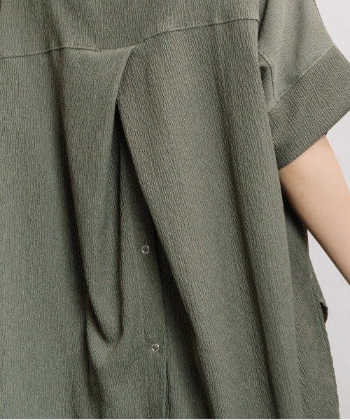 refinedworks(リファインドワークス)の「ちりめんバックタックPO(シャツ/ブラウス・レディース・キナリ/モカ/カーキ・FREE)」の20枚目の写真