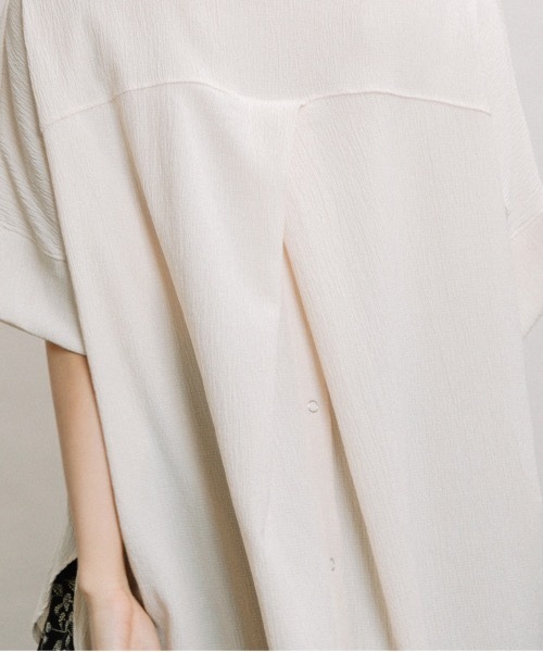 refinedworks(リファインドワークス)の「ちりめんバックタックPO(シャツ/ブラウス・レディース・キナリ/モカ/カーキ・FREE)」の21枚目の写真