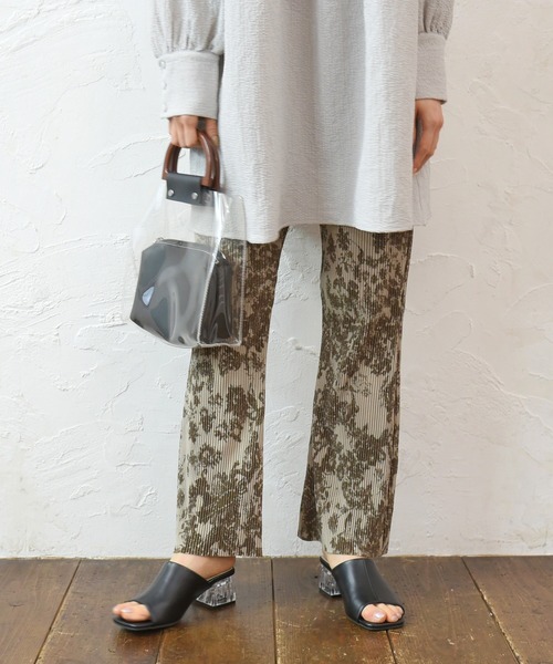 NOFALL（ノーフォール）の「スクエアトゥミュールサンダルクリアヒール（サンダル・レディース・ベージュ/アイボリー/グレー/ブラック・S/LL/M/L/SS/3L）」の16枚目の写真