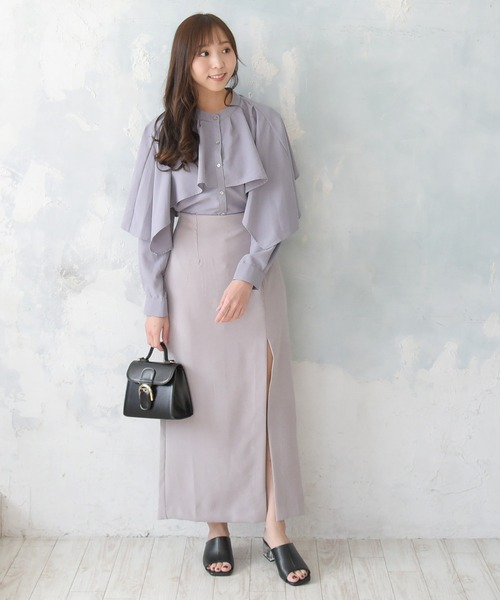 NOFALL（ノーフォール）の「スクエアトゥミュールサンダルクリアヒール（サンダル・レディース・ベージュ/アイボリー/グレー/ブラック・S/LL/M/L/SS/3L）」の13枚目の写真