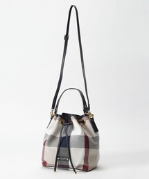 BLUE LABEL CRESTBRIDGE | クレストブリッジチェックキャンバスコロンバッグ(ショルダーバッグ)