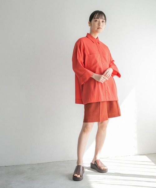 LOWRYS FARM(ローリーズファーム)の「バスケットショートパンツ 267037(その他パンツ・レディース・アイボリー/チャコールグレー/ブルー/オレンジ/チェック・FREE)」の17枚目の写真