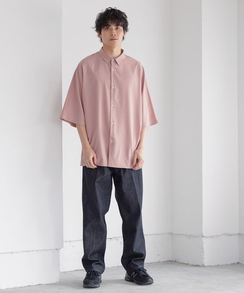 LOWRYS FARM(ローリーズファーム)の「REFLAXドルマンシャツ 278660(シャツ/ブラウス・メンズ・ネイビー/サックスブルー/ピンク/ライトベージュ・MEDIUM/LARGE)」の21枚目の写真